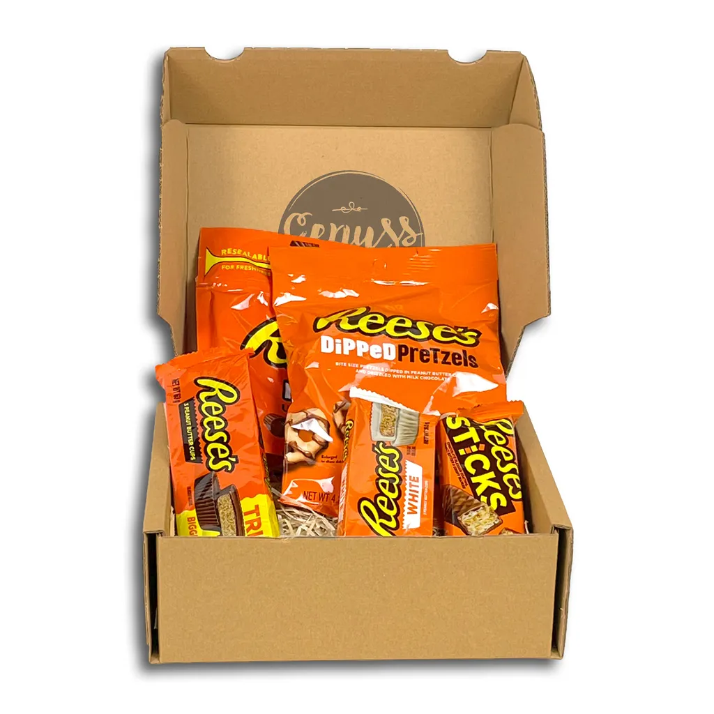 Genussleben Box mit 500g Reese's Süßigkeiten